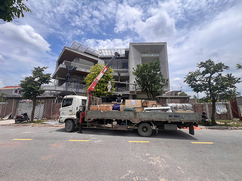 Công trình lắp đặt thang máy gia đình tại thị trấn Đồi Ngô, Lục Nam, Bắc Giang