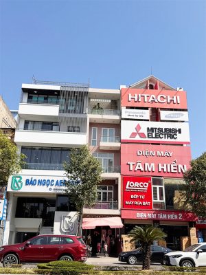 lắp đặt thang máy tải khách tại Bắc Giang cho Điện Máy Tâm Hiển